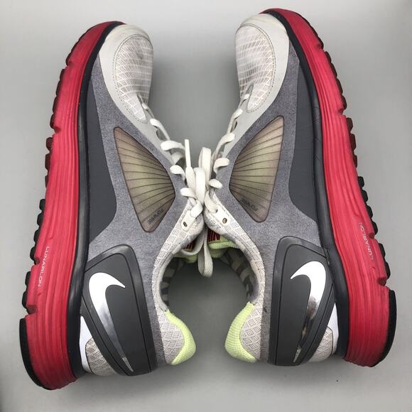 NIKE Lunar Eclipse Flywire Womens Athletic Shoes Grey/Pink 408580-100 Size 8.5 - Picture 14 of 16